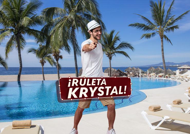 ¡CON LA RULETA KRYSTAL TODOS GANAN! Krystal® Cancún ¡CON LA RULETA KRYSTAL TODOS GANAN! Krystal® Cancún