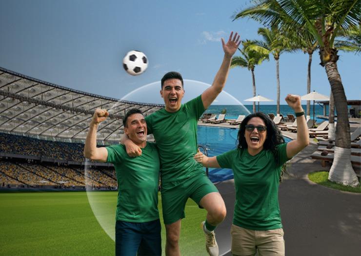 LA EMOCIÓN DEL FUTBOL SE VIVE EN KRYSTAL Krystal® Cancún LA EMOCIÓN DEL FUTBOL SE VIVE EN KRYSTAL Krystal® Cancún